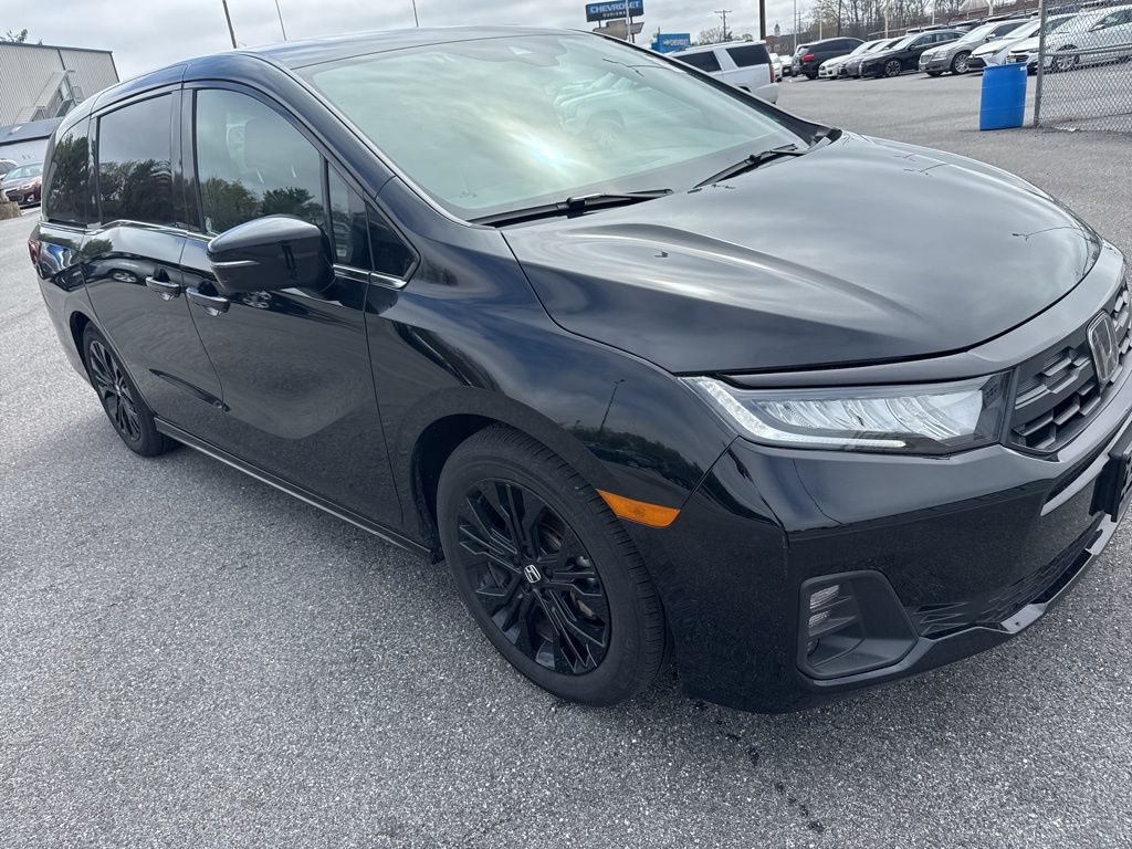 Black 2025 Honda Odyssey Sport-L FWD Minivan Front-Wheel Drive Automatic