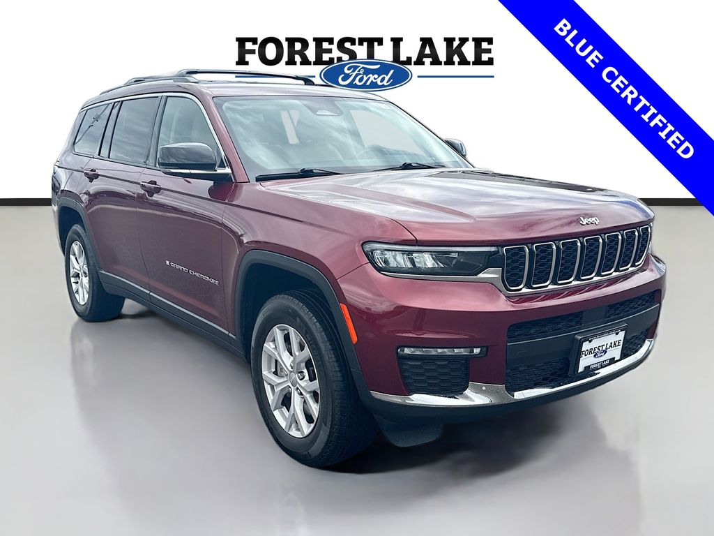 Velvet Red Pearlcoat 2022 Jeep Grand Cherokee L Limited 4WD SUV / Crossover Four-Wheel Drive 8-Speed Automatic