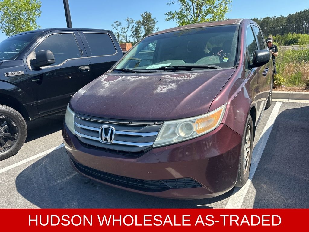 2012 Dark Cherry Pearl II Honda Odyssey EX-L FWD Van