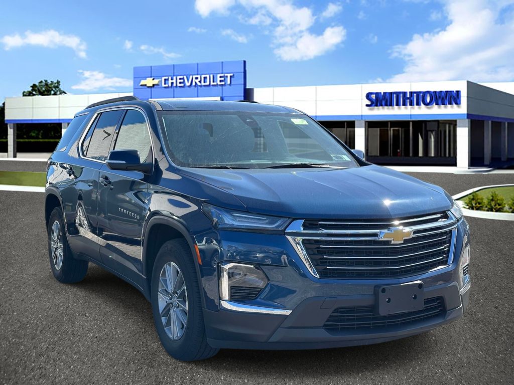 Blue Metallic 2023 Chevrolet Traverse LT Cloth AWD SUV / Crossover Four-Wheel Drive 9-Speed Automatic