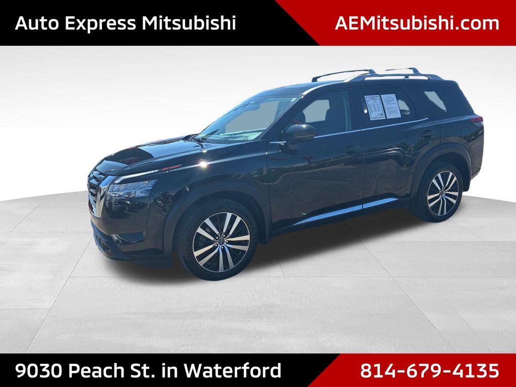 2024 Nissan Pathfinder Platinum Black at South Hills Kia
