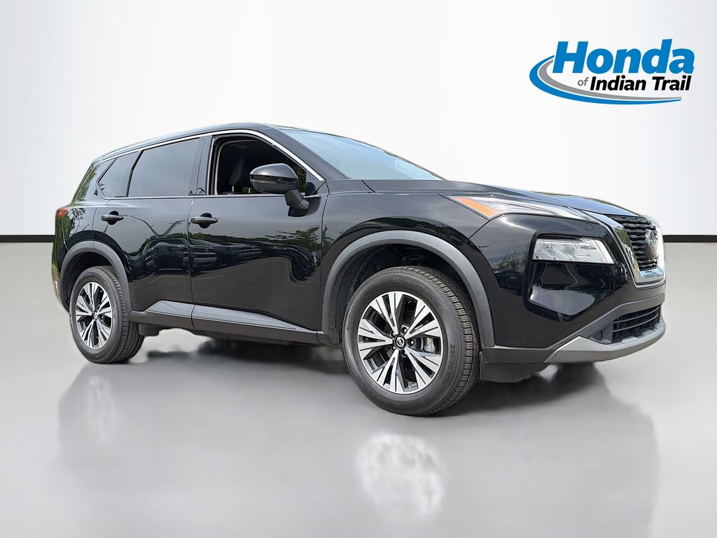 Super Black 2021 Nissan Rogue SV FWD SUV / Crossover Front-Wheel Drive Continuously Variable Transmission