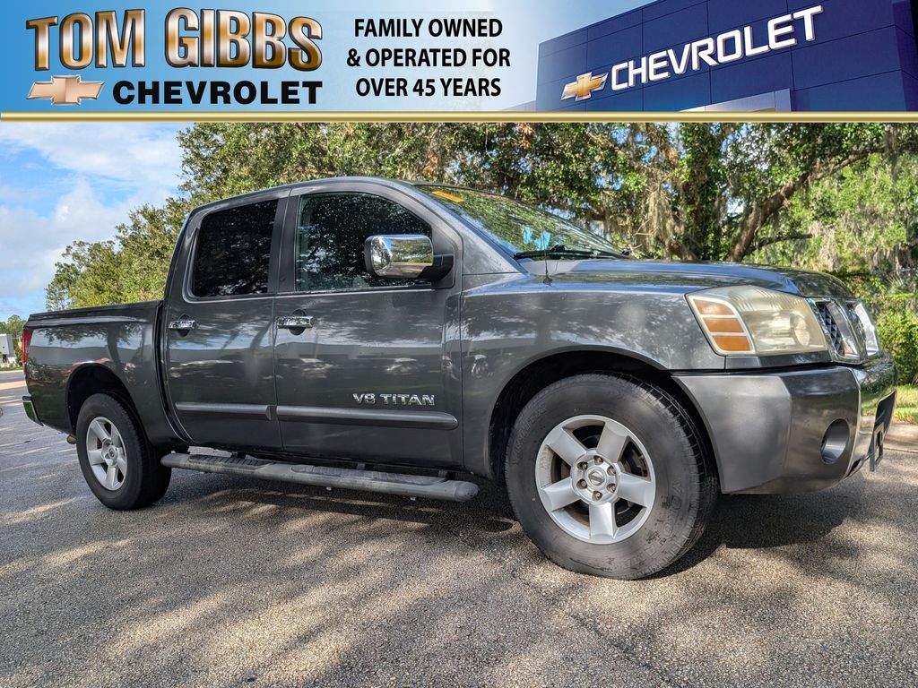 Smoke 2005 Nissan Titan Pickup Truck Rear-Wheel Drive 5-Speed Automatic