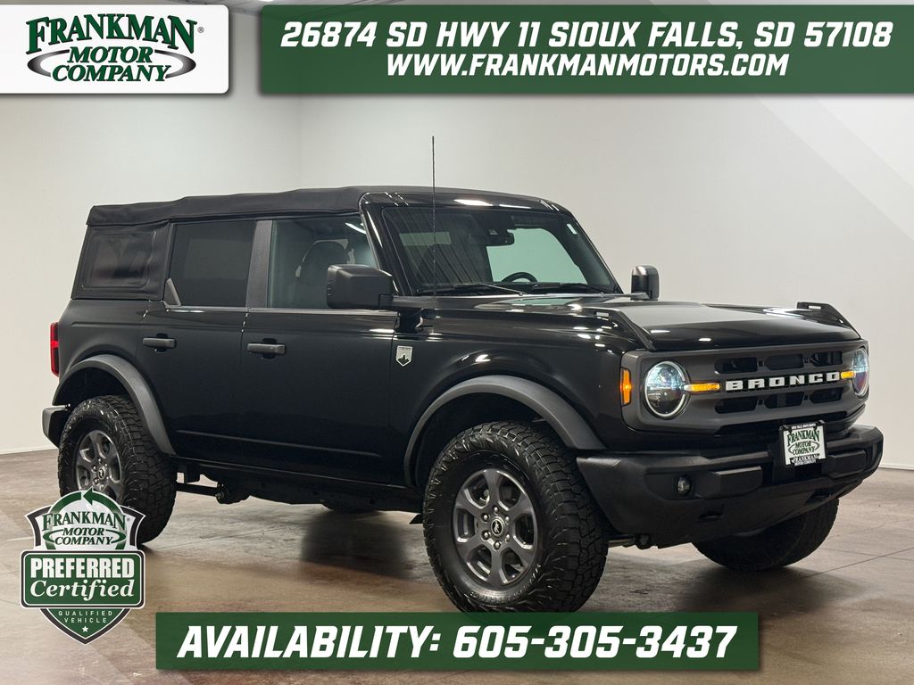 Shadow Black 2022 Ford Bronco Big Bend 4-Door 4WD SUV / Crossover Four-Wheel Drive Automatic