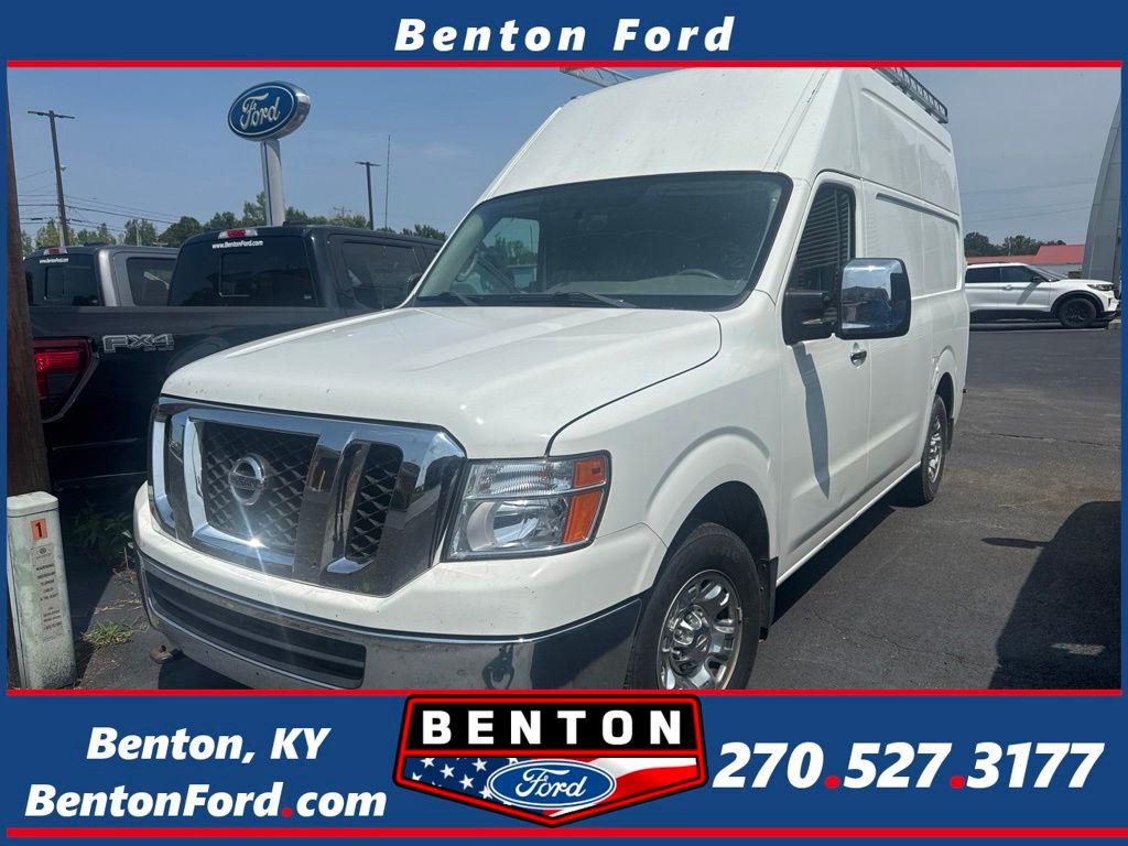 Glacier White 2014 Nissan NV Cargo Van 4X2 5-Speed Automatic