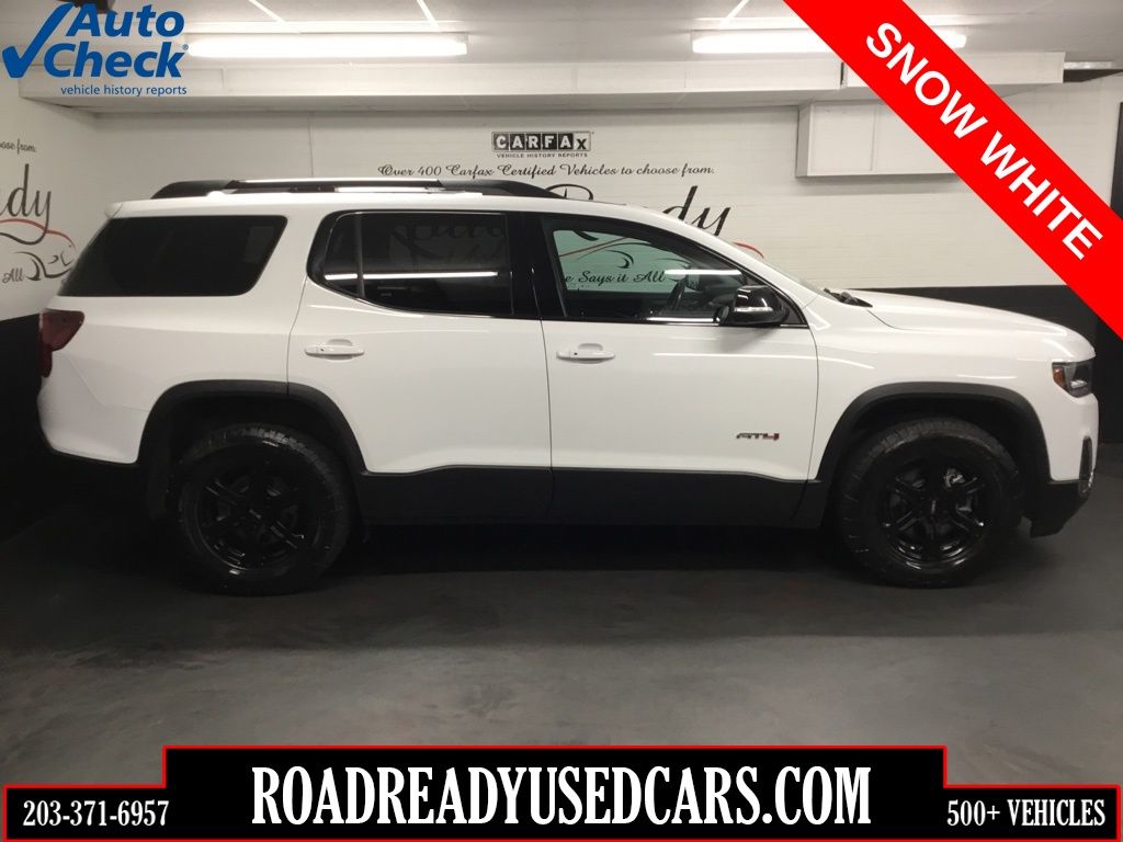 Summit White 2022 GMC Acadia SUV / Crossover Four-Wheel Drive 9-Speed Automatic