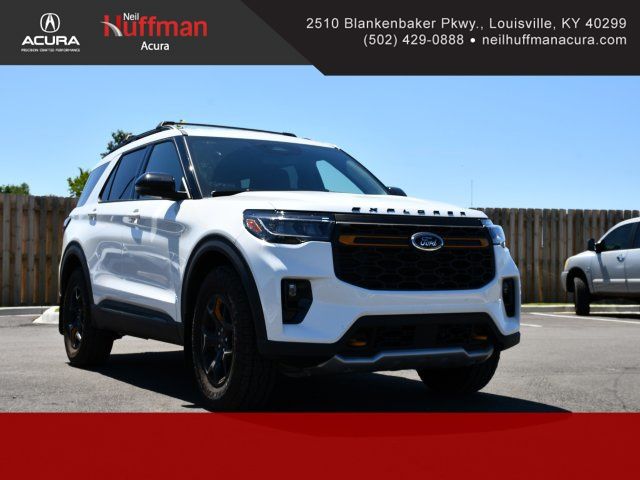 White Metallic 2026 Ford Explorer Tremor AWD SUV / Crossover All-Wheel Drive Automatic