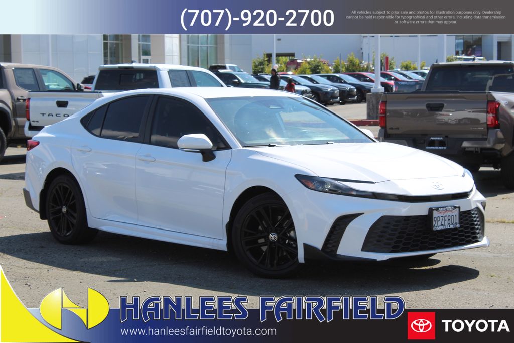 Ice Cap 2025 Toyota Camry SE FWD Sedan Front-Wheel Drive Continuously Variable Transmission