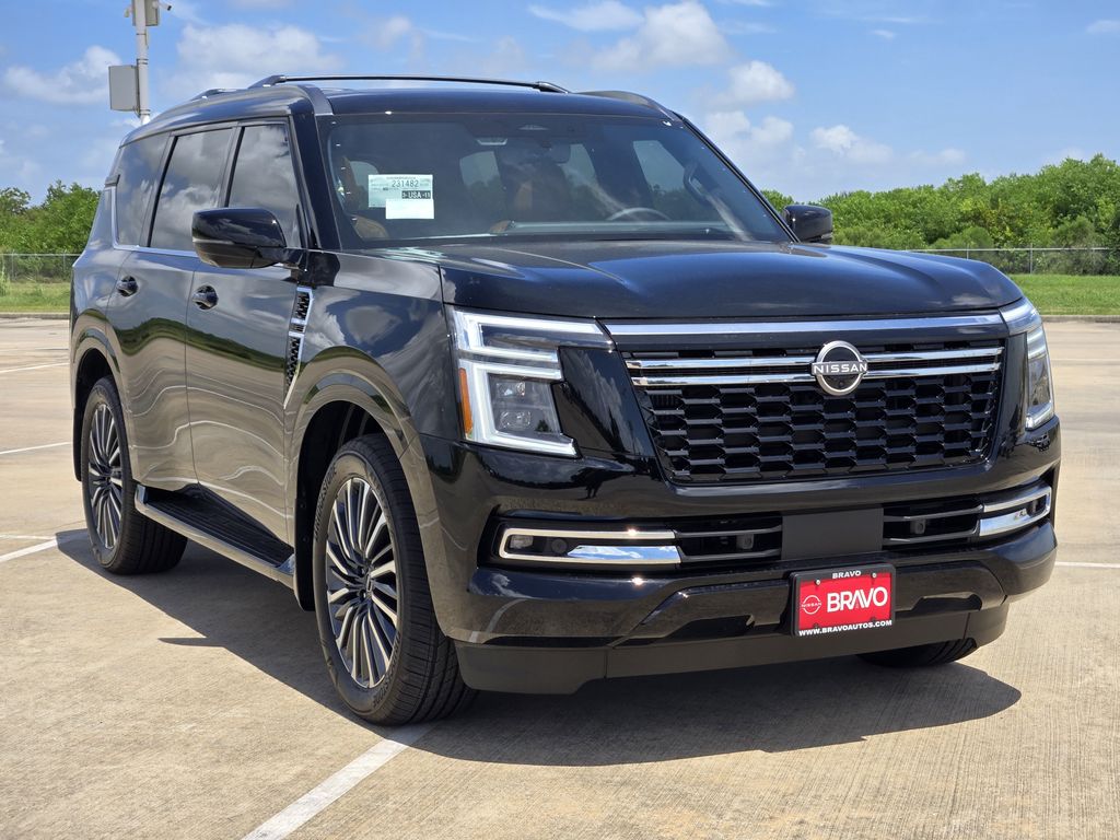 2026 Nissan Armada Platinum Reserve Black at Bravo Nissan
