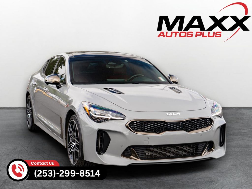 Ceramic Silver 2022 Kia Stinger Sedan Rear-Wheel Drive 8-Speed Automatic