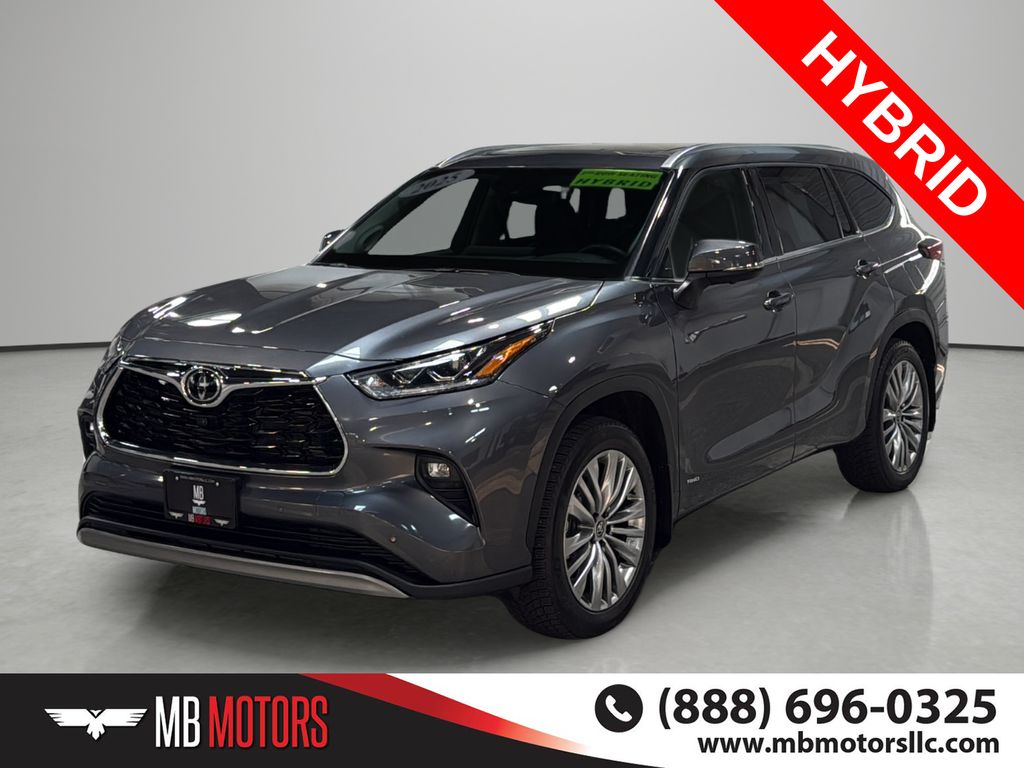 Gray 2025 Toyota Highlander Hybrid SUV / Crossover All-Wheel Drive Continuously Variable Transmission