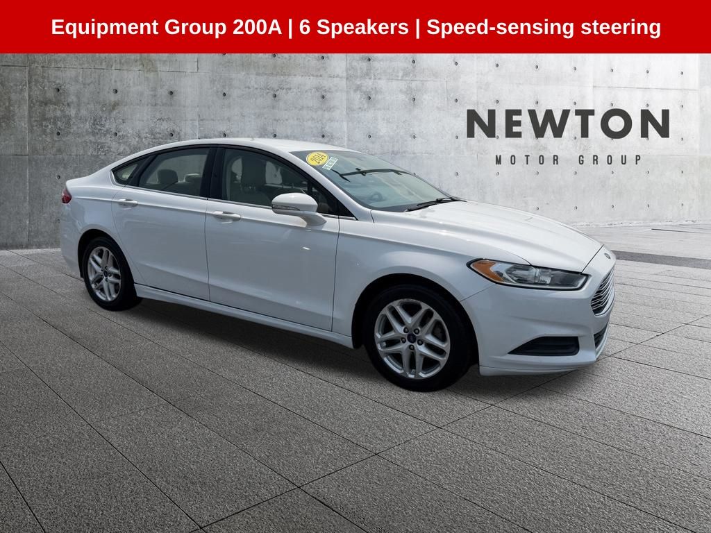 Oxford White 2014 Ford Fusion Sedan Front-Wheel Drive 6-Speed Automatic