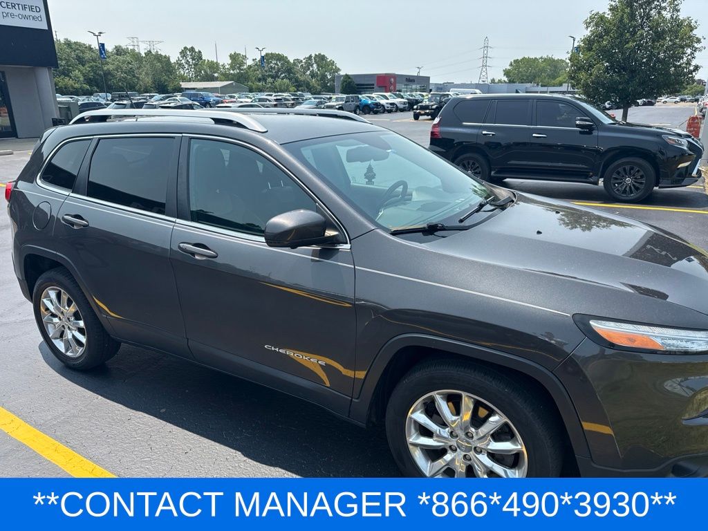 2014 Granite Crystal Metallic Clearcoat Jeep Cherokee Limited FWD SUV