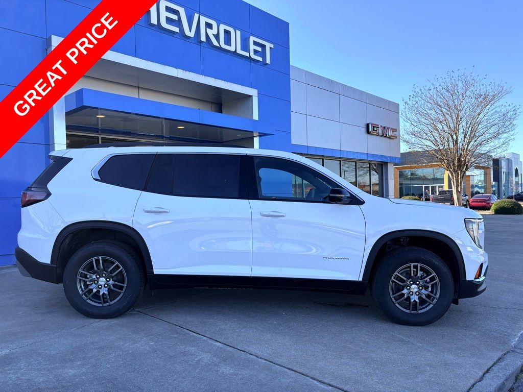 Summit White 2026 GMC Acadia SUV / Crossover Front-Wheel Drive 8-Speed Automatic