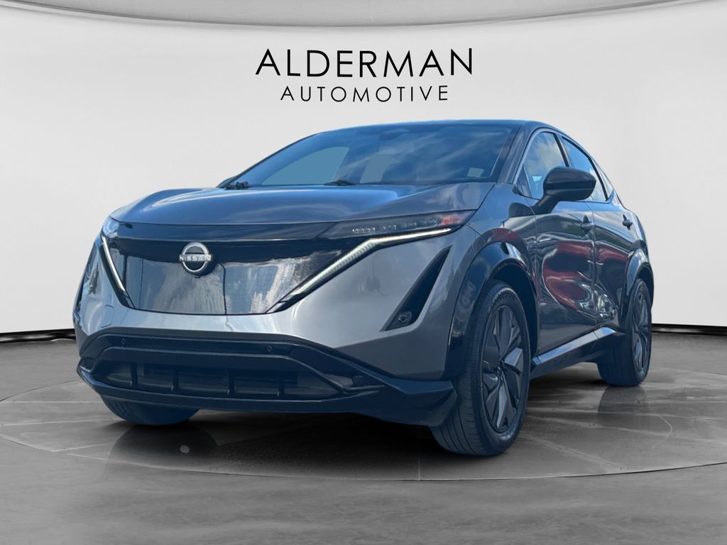 Gray (Gun Metallic) 2023 Nissan Ariya SUV / Crossover Front-Wheel Drive Continuously Variable Transmission