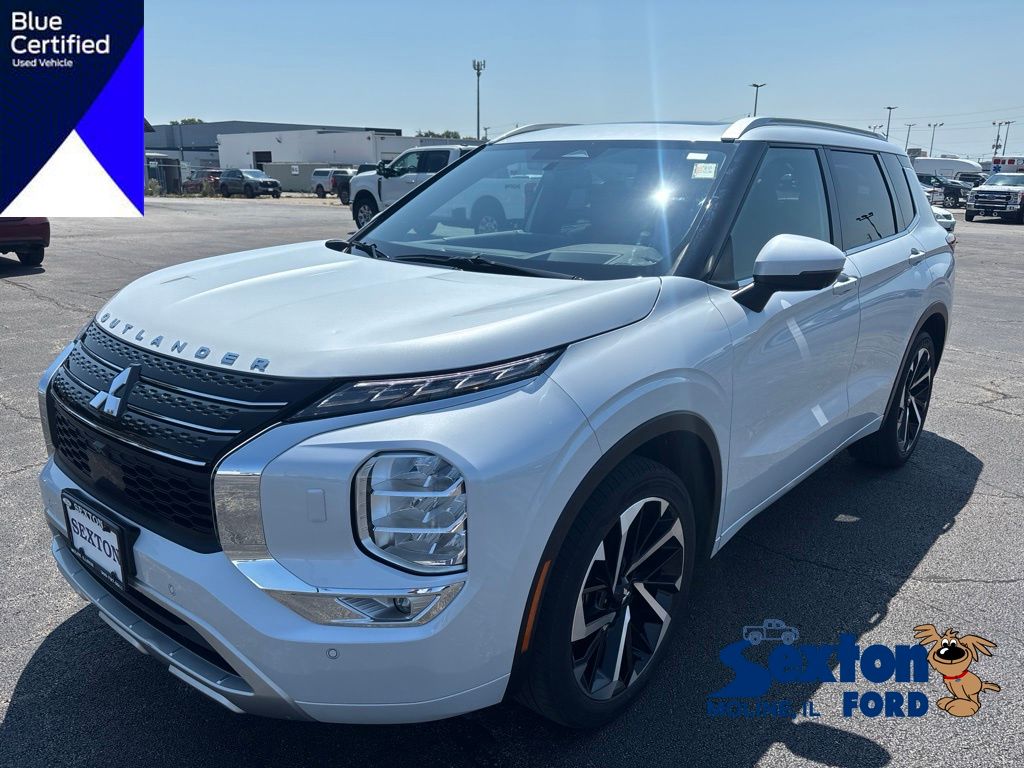 White Diamond 2022 Mitsubishi Outlander SUV / Crossover All-Wheel Drive Continuously Variable Transmission
