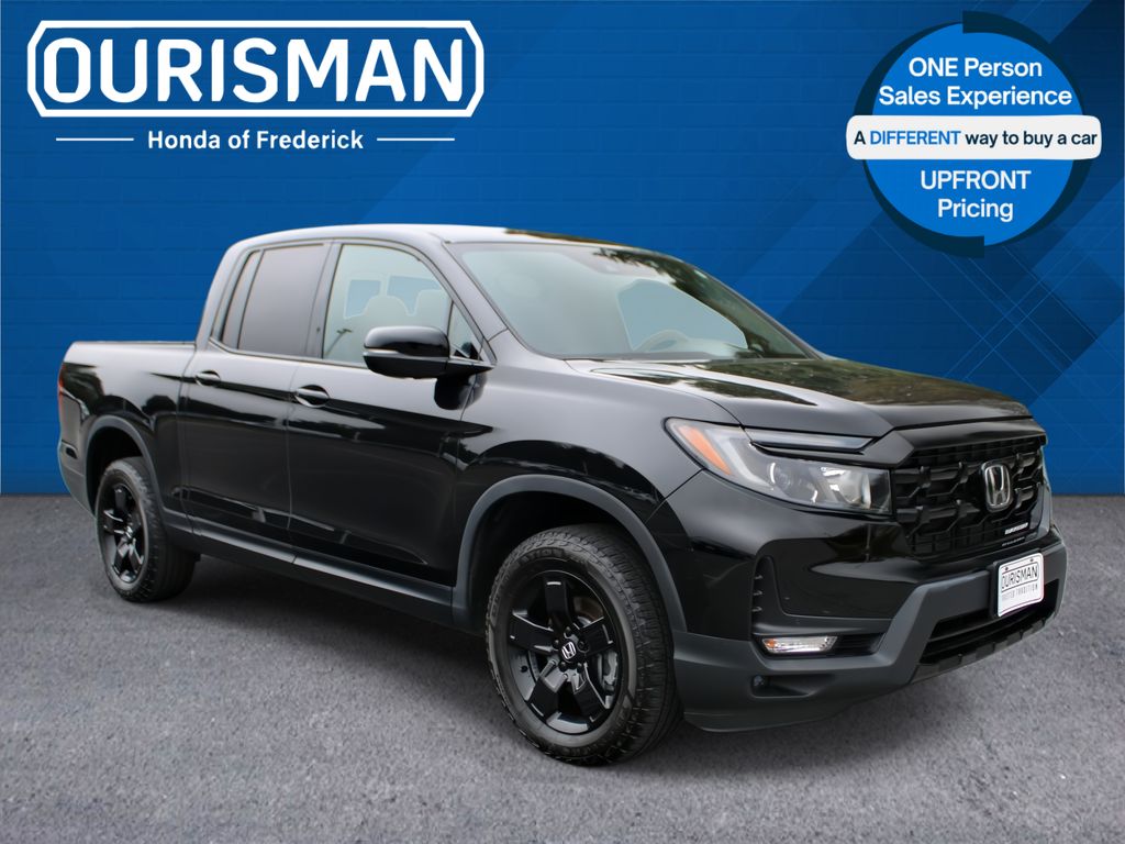 Black 2024 Honda Ridgeline Black Edition AWD Pickup Truck All-Wheel Drive 9-Speed Automatic