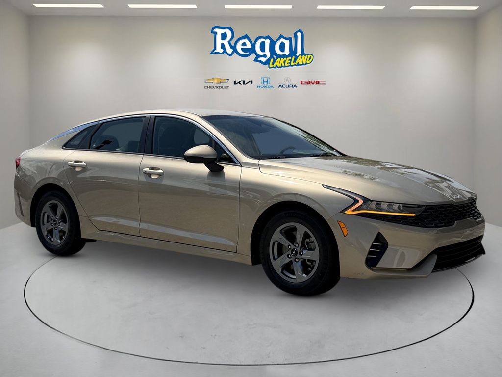 Brown (Crystal Beige) 2022 Kia K5 LXS FWD Sedan Front-Wheel Drive 8-Speed Automatic