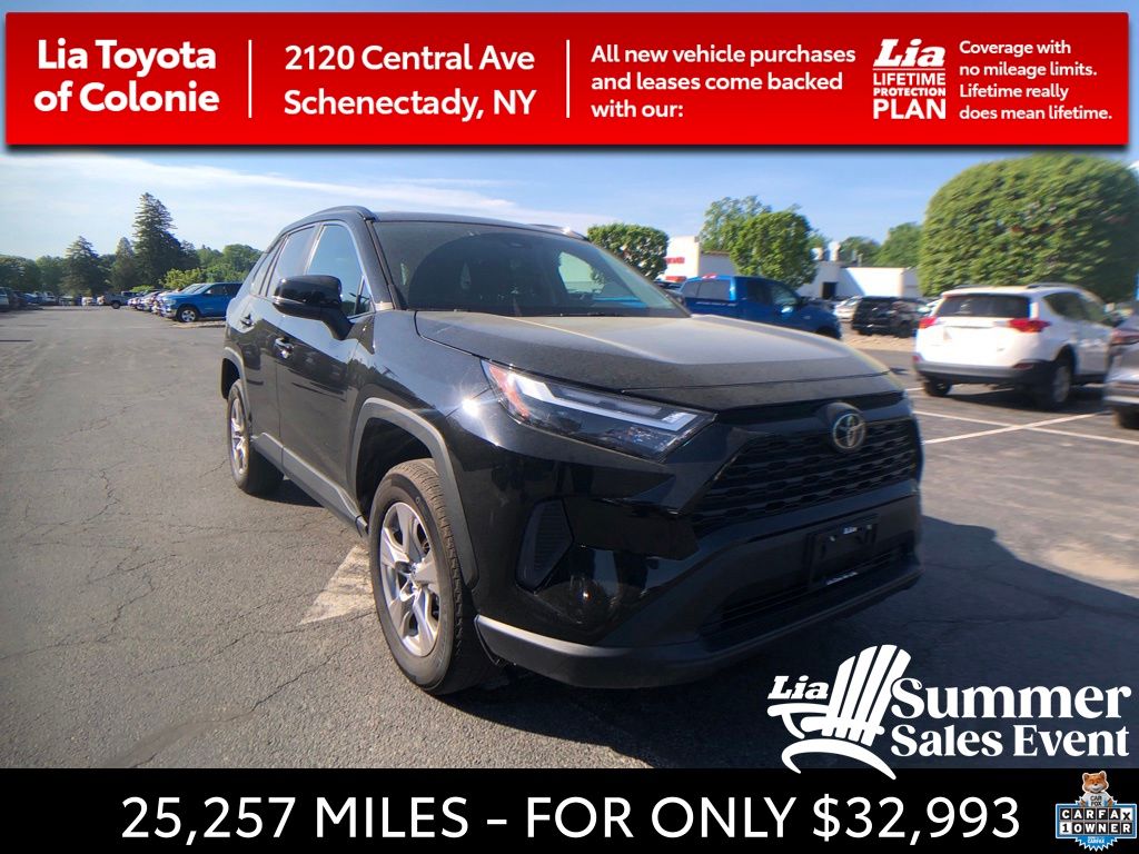 Midnight Black Metallic 2025 Toyota RAV4 XLE AWD SUV / Crossover All-Wheel Drive 8-Speed Automatic