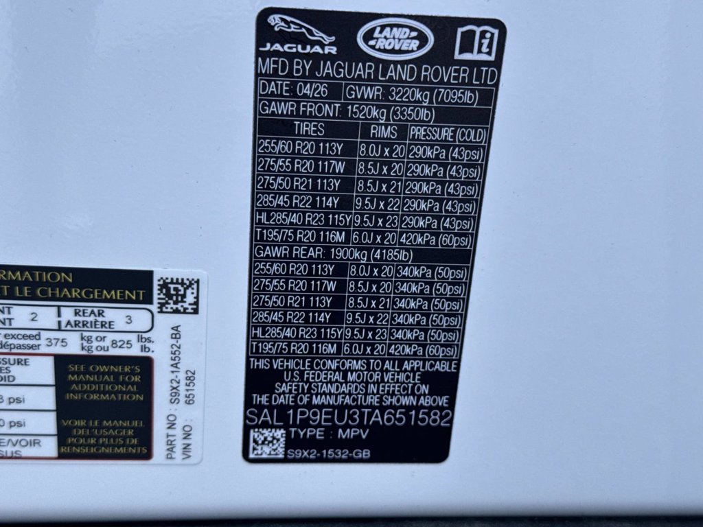 New 2026 White Land Rover SE image 30
