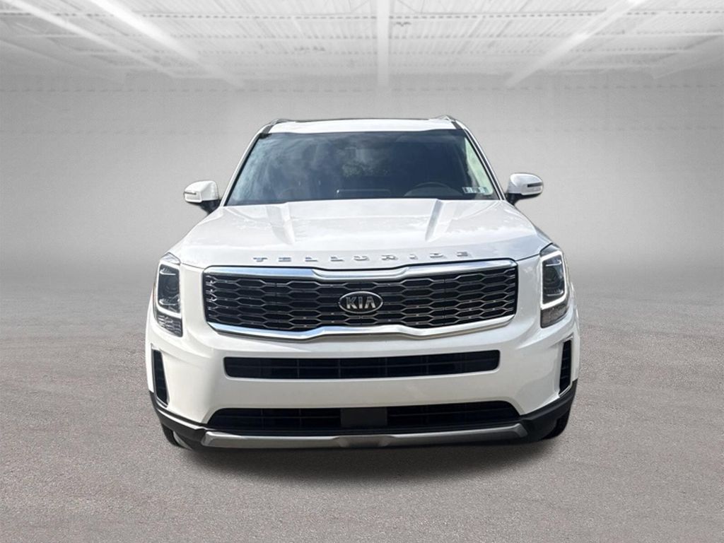 2021 Kia Telluride S White at South Hills Kia