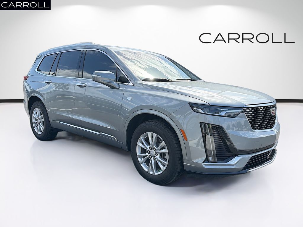 Argent Silver Metallic 2025 Cadillac XT6 Luxury FWD SUV / Crossover Front-Wheel Drive 9-Speed Automatic