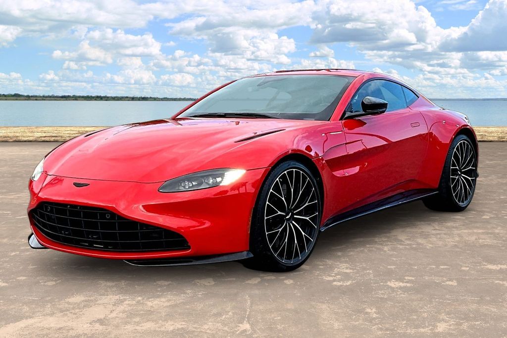 Red 2022 Aston Martin Vantage Coupe Rear-Wheel Drive 8-Speed Automatic