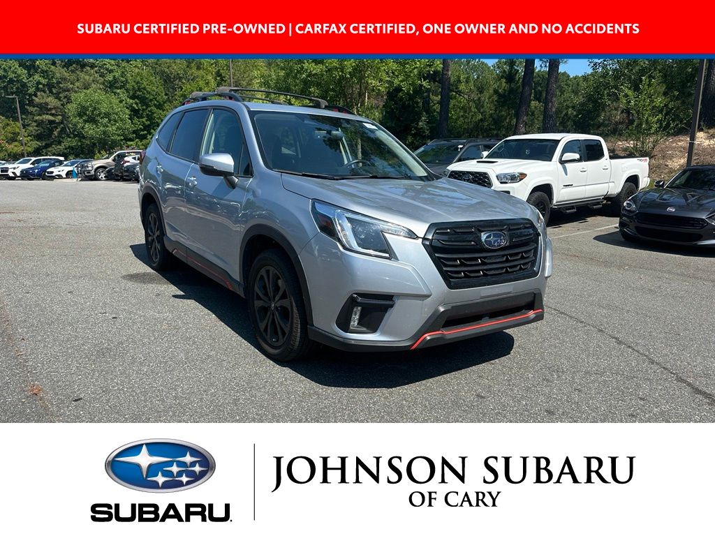 Ice Silver Metallic 2023 Subaru Forester SUV / Crossover All-Wheel Drive Continuously Variable Transmission