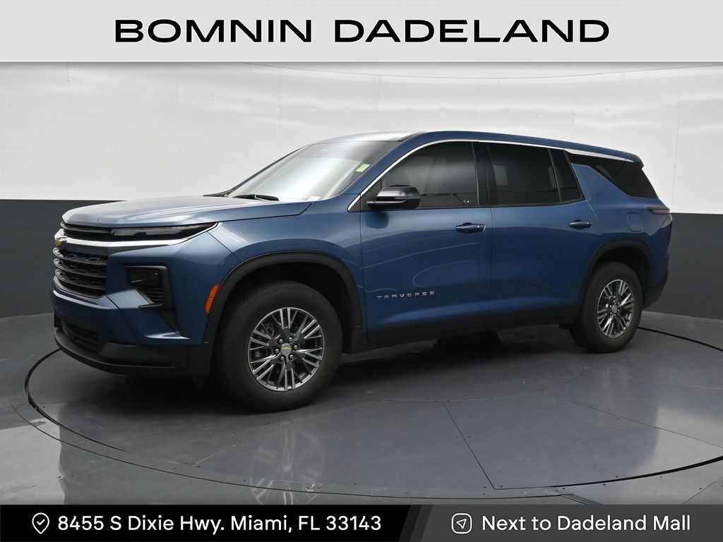 Lakeshore Blue 2024 Chevrolet Traverse SUV / Crossover Front-Wheel Drive 8-Speed Automatic