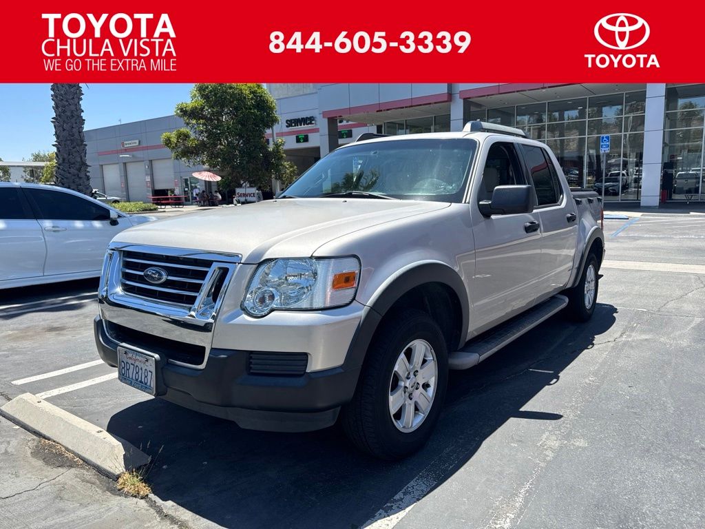 Silver 2007 Ford Explorer Sport Trac Pickup Truck Rear-Wheel Drive 5-Speed Automatic