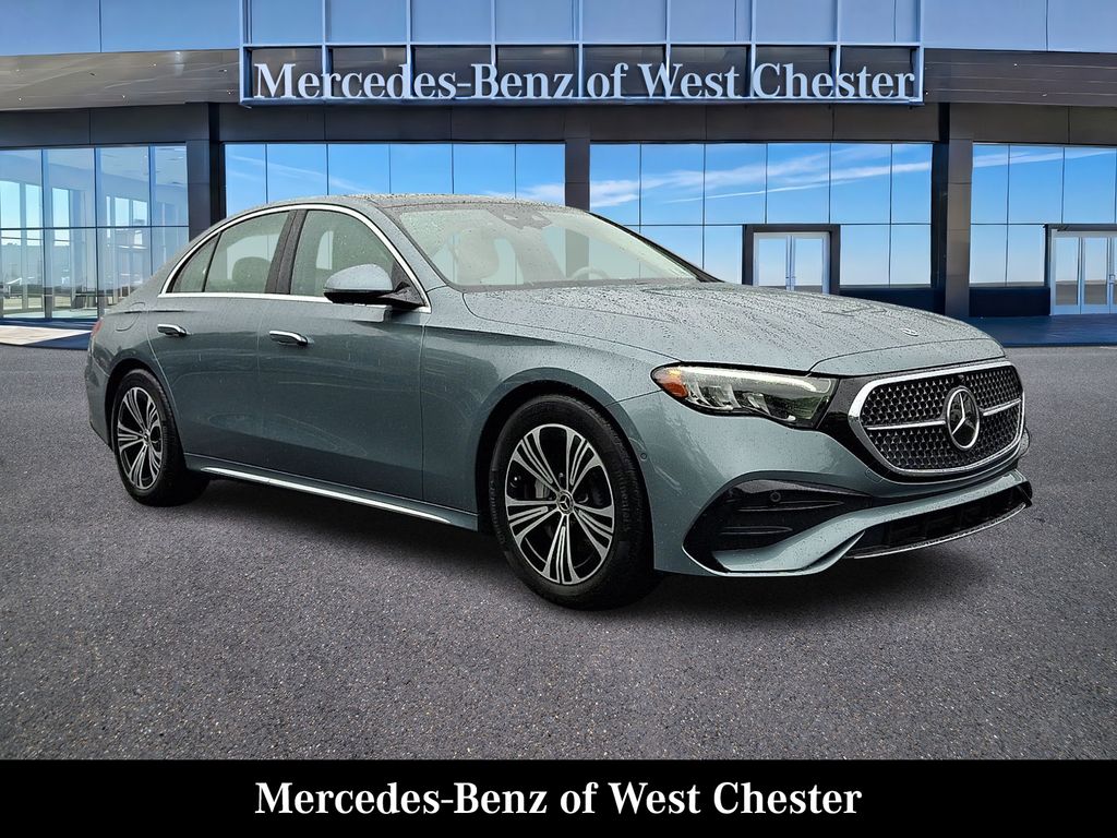Verde Silver Metallic 2024 Mercedes-Benz E-Class Sedan All-Wheel Drive 9-Speed Automatic