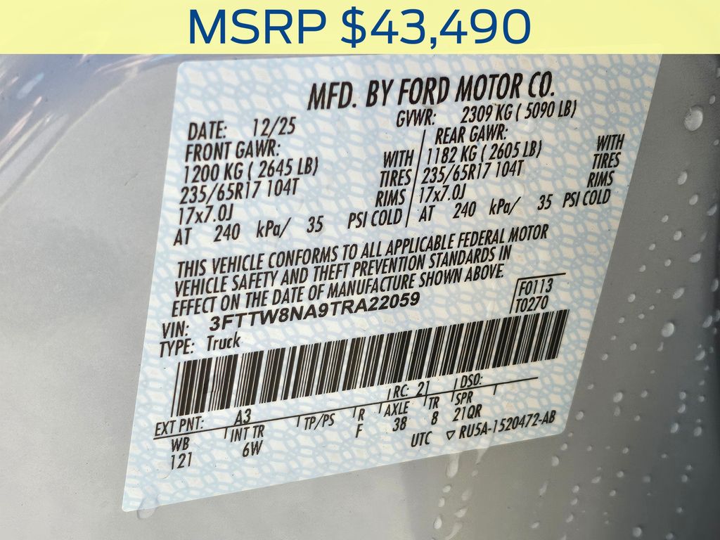 2026 Ford Maverick Tremor White at Stokes Honda North
