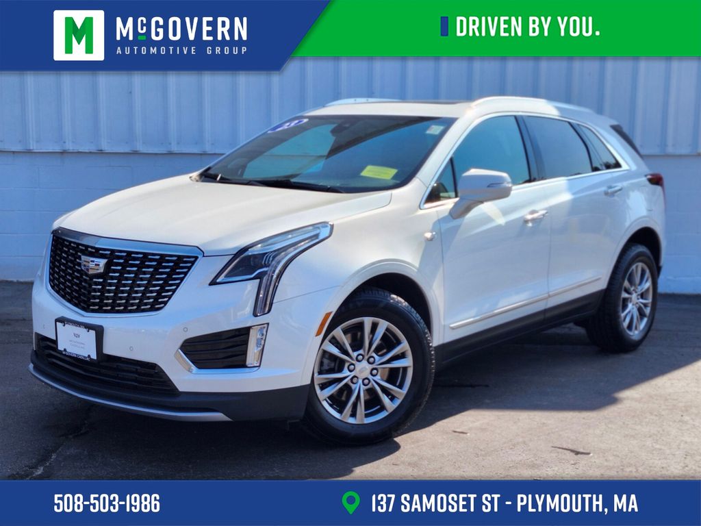 Crystal White Tricoat 2023 Cadillac XT5 SUV / Crossover Four-Wheel Drive 9-Speed Automatic