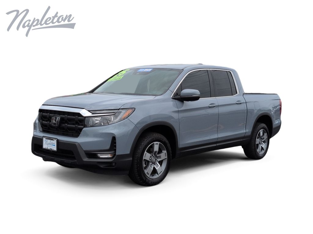 Sonic Gray Pearl 2025 Honda Ridgeline Pickup Truck All-Wheel Drive 9-Speed Automatic