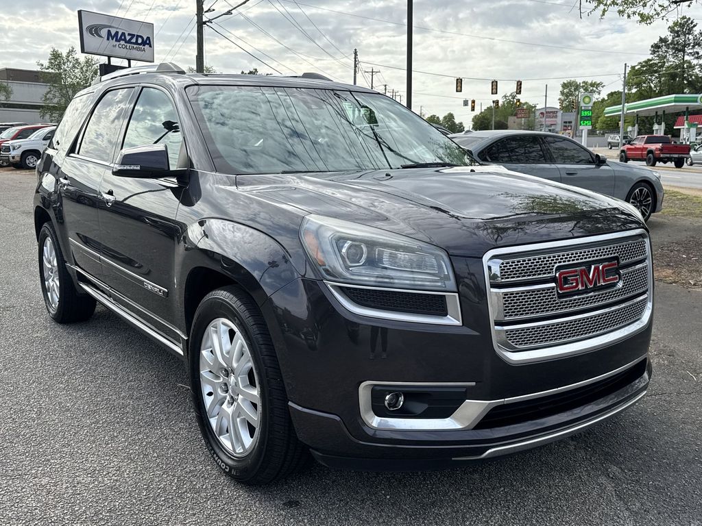 Gray (Iridium Metallic) 2016 GMC Acadia Denali FWD SUV / Crossover Front-Wheel Drive 6-Speed Automatic