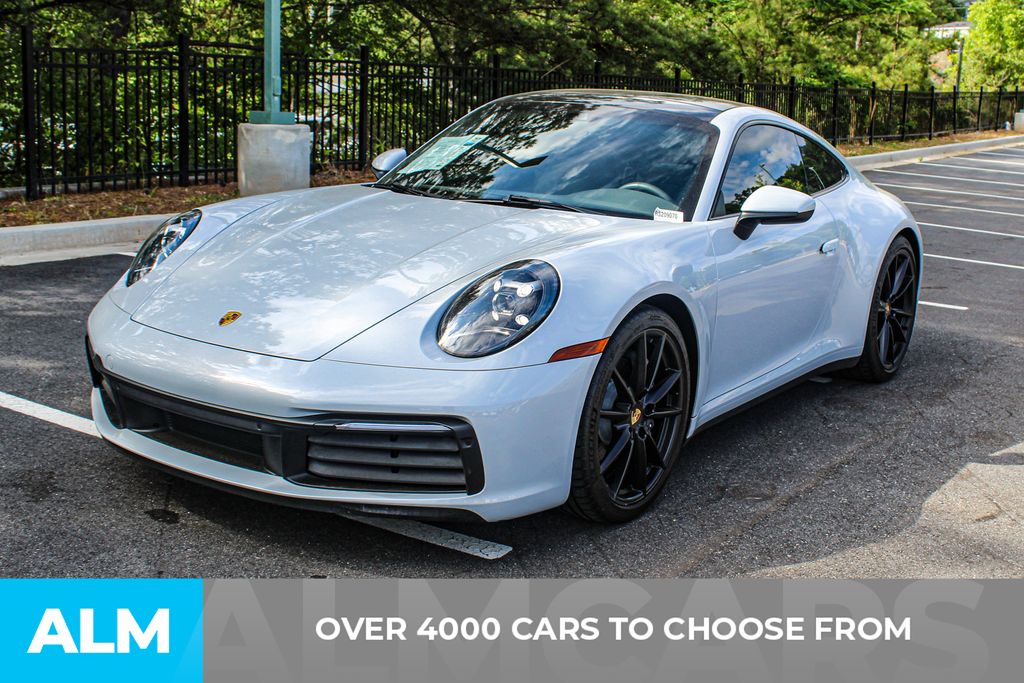Used 2024 White Porsche Carrera image 3