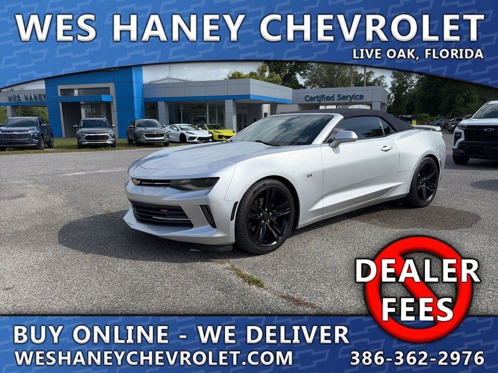 Silver Ice Metallic 2017 Chevrolet Camaro 2LT Convertible RWD Convertible Rear-Wheel Drive 8-Speed Automatic
