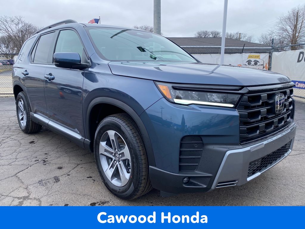 Smoke Blue Pearl 2026 Honda Pilot EX-L AWD SUV / Crossover All-Wheel Drive Automatic