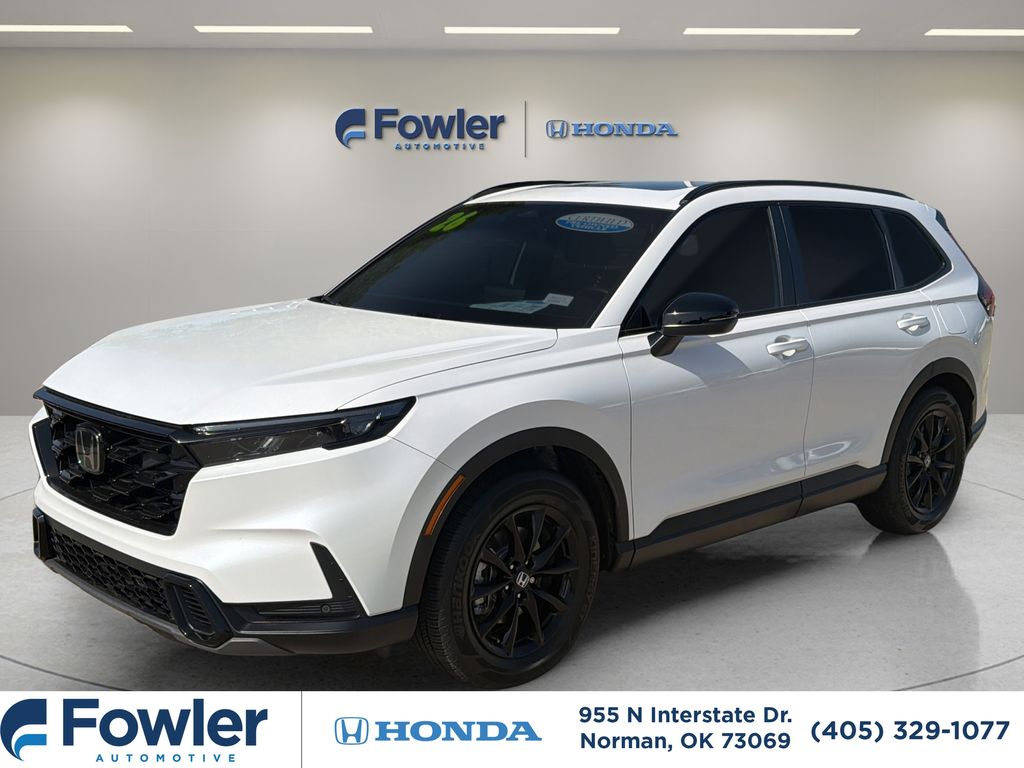 Platinum White Pearl 2026 Honda CR-V Hybrid SUV / Crossover Front-Wheel Drive Continuously Variable Transmission
