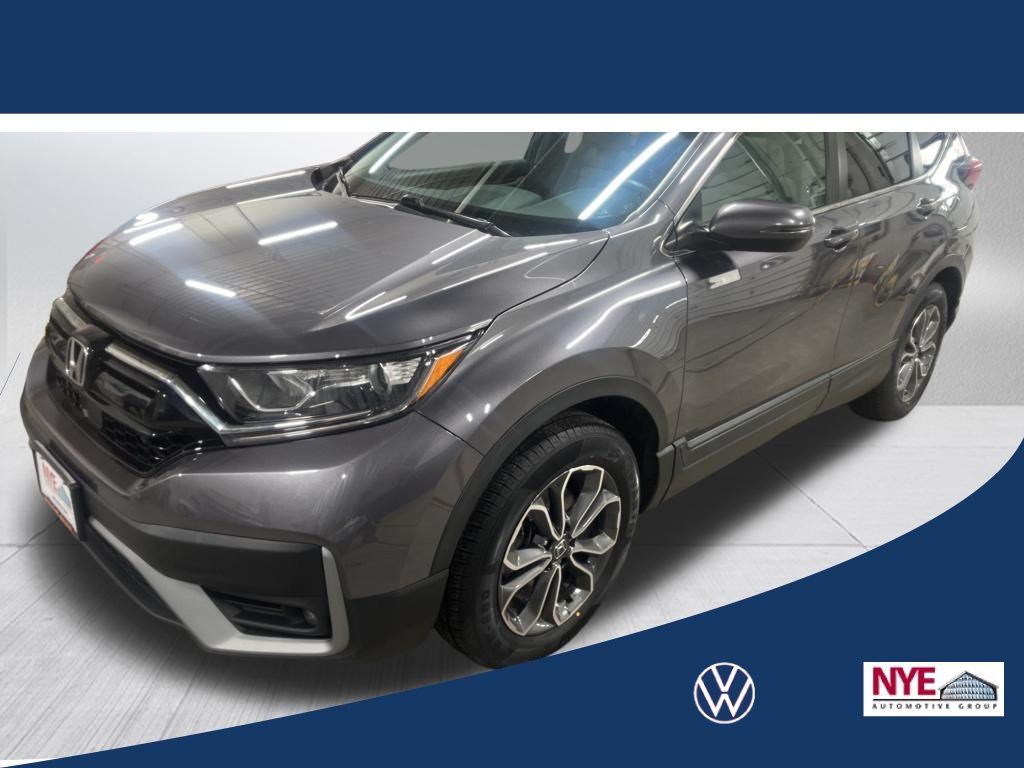 Gray 2021 Honda CR-V EX AWD SUV / Crossover All-Wheel Drive Continuously Variable Transmission