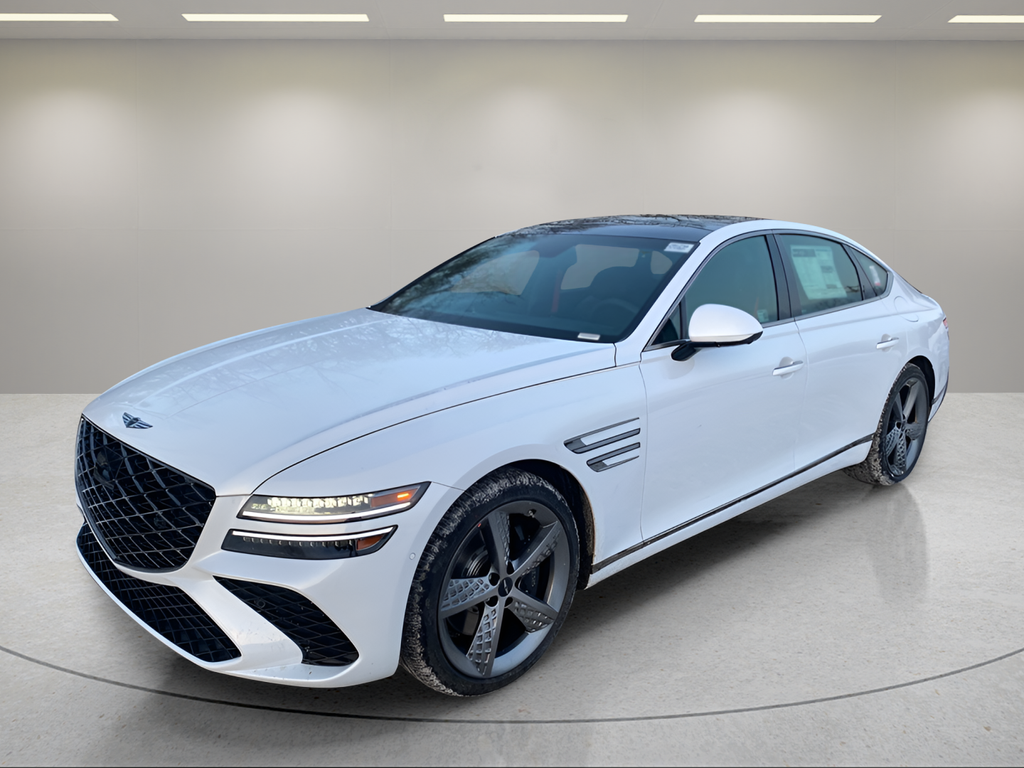 Uyuni White 2026 Genesis G80 Sedan All-Wheel Drive 8-Speed Automatic