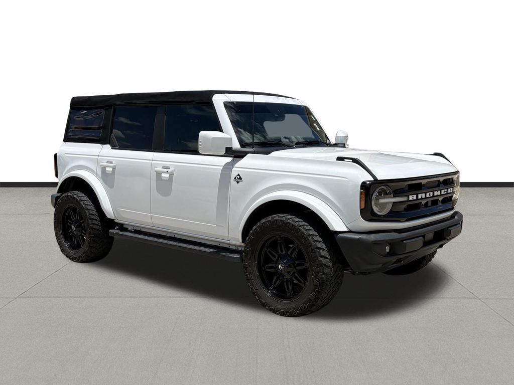 2022 Ford Bronco Outer Banks White at DeMontrond Ford