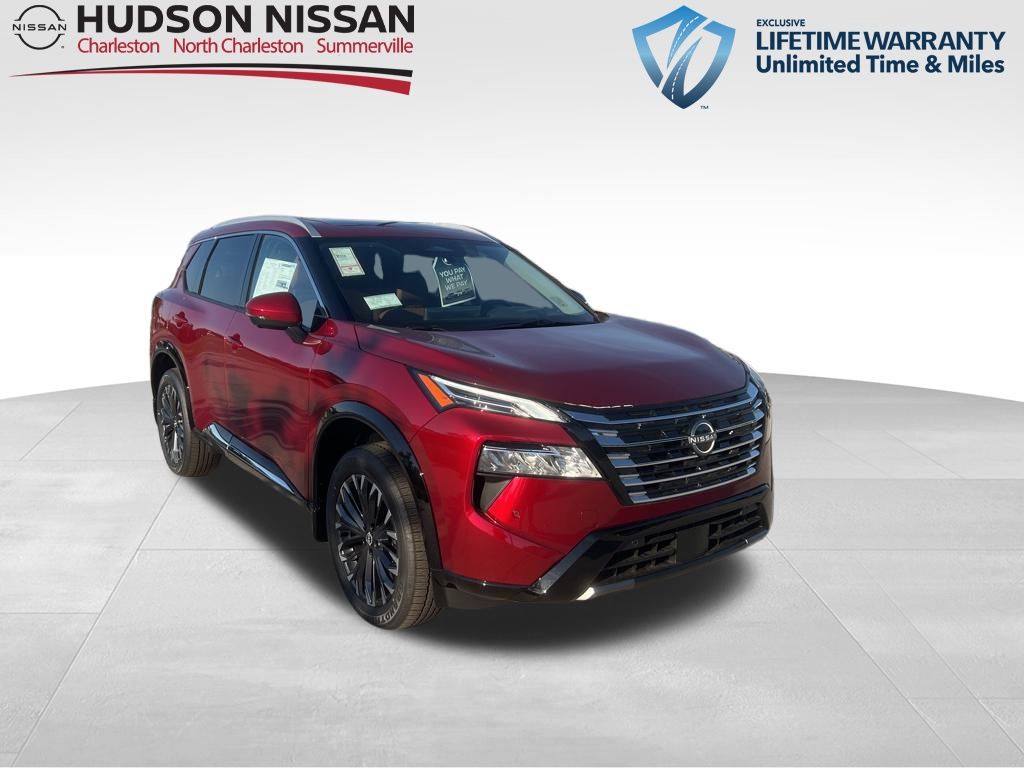 2025 Scarlet Ember Tintcoat Nissan Rogue Platinum FWD SUV
