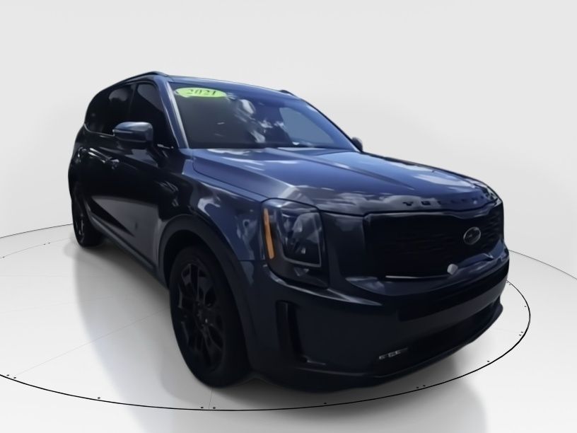 Gravity Gray 2021 Kia Telluride SUV / Crossover All-Wheel Drive 8-Speed Automatic
