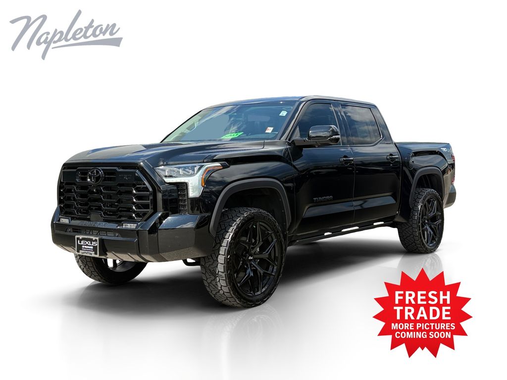 Midnight Black Metallic 2024 Toyota Tundra Pickup Truck Four-Wheel Drive Automatic