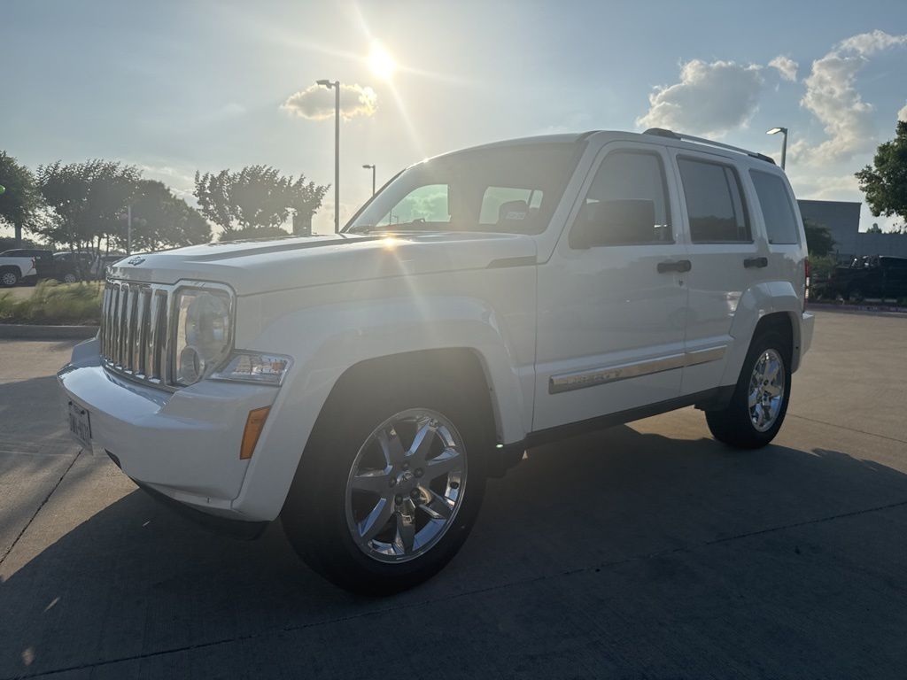 Stone White Clearcoat 2008 Jeep Liberty Limited SUV / Crossover 4X2 4-Speed Automatic