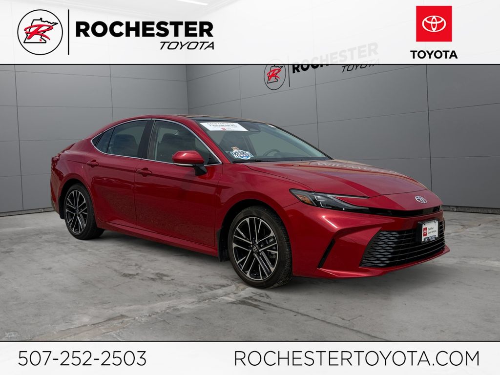 Supersonic Red 2025 Toyota Camry Sedan Front-Wheel Drive Continuously Variable Transmission