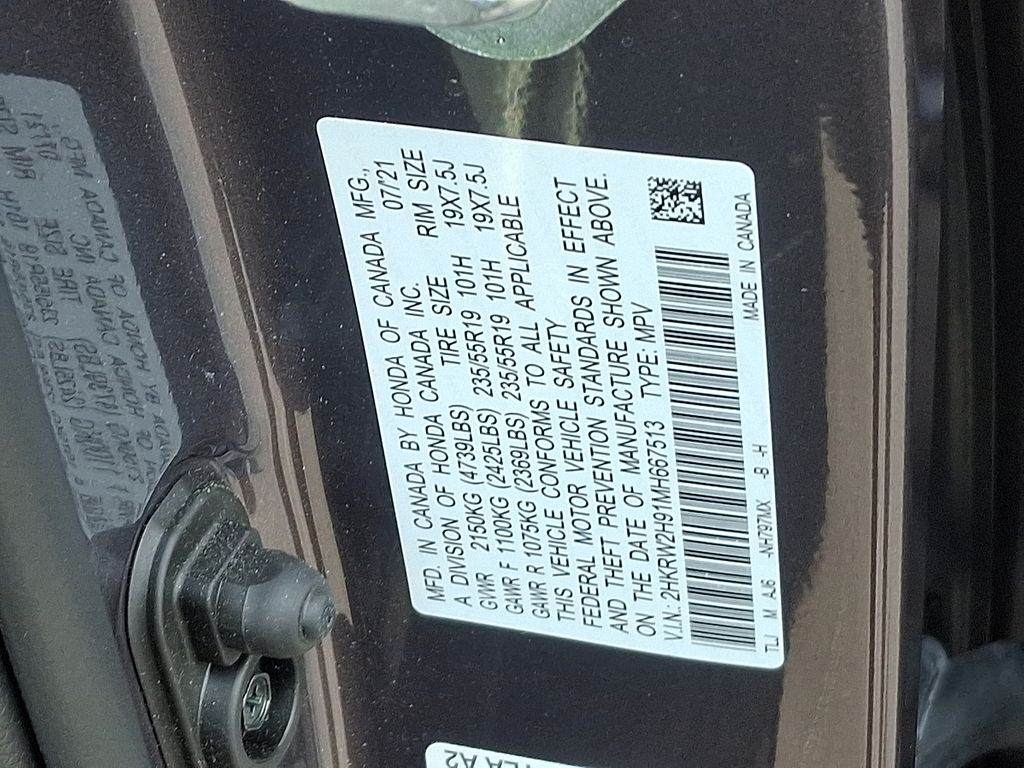 2021 Honda CR-V Touring 28