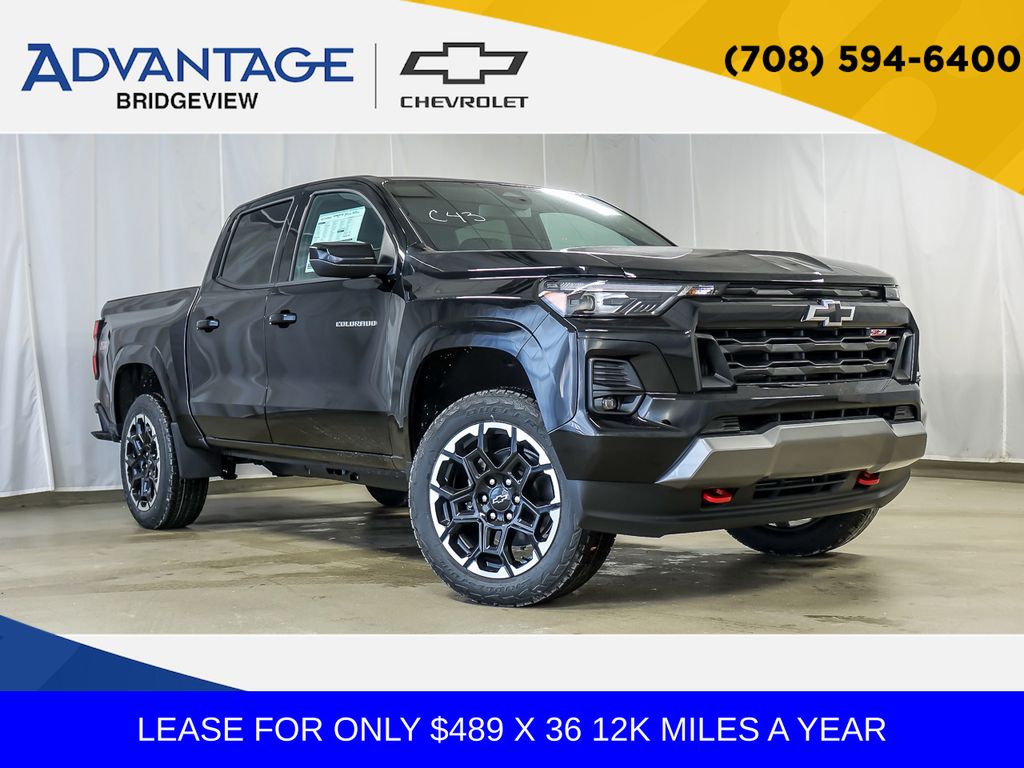 Black 2026 Chevrolet Colorado Z71 Crew Cab 4WD Pickup Truck Four-Wheel Drive 8-Speed Automatic