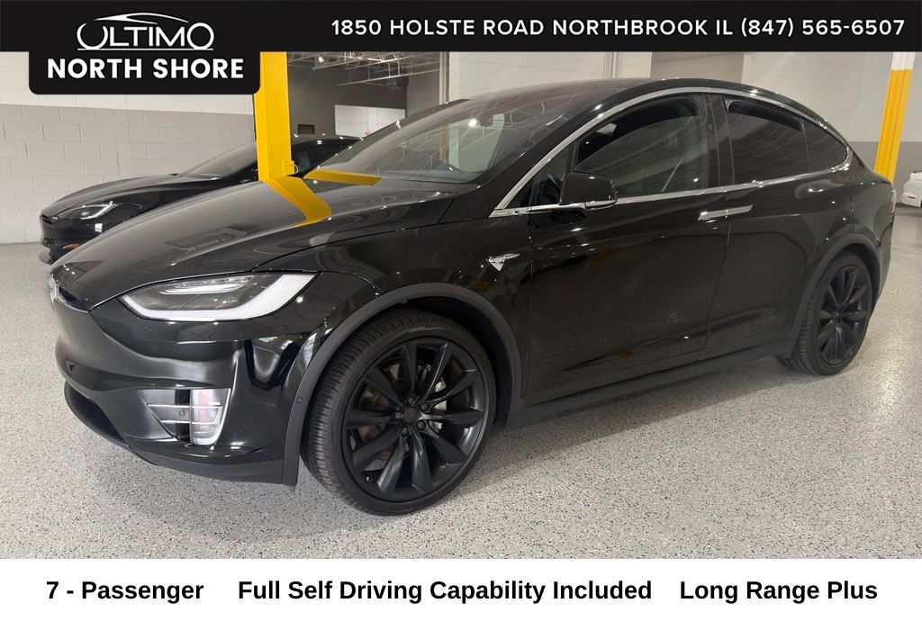 Solid Black 2020 Tesla Model X SUV / Crossover All-Wheel Drive 1-Speed Automatic